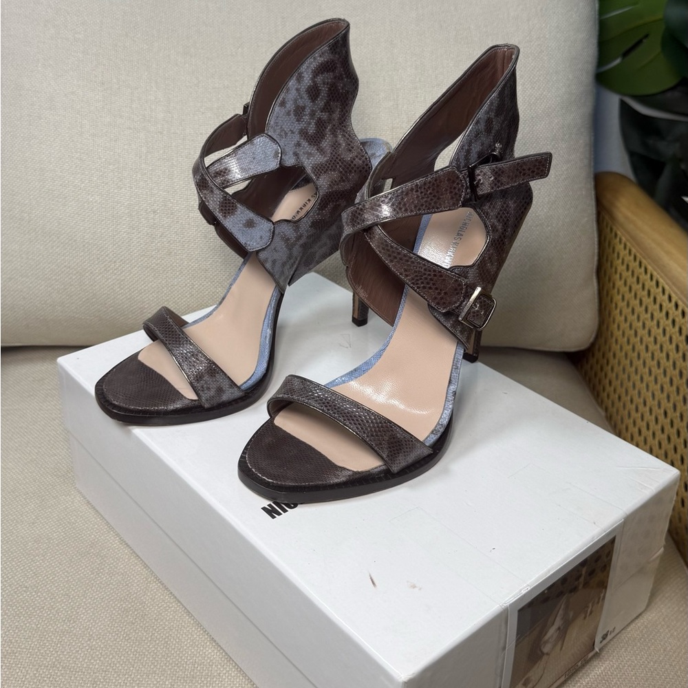 Nicholas Kirkwood Ankle Strap Heels EU Size 38.5